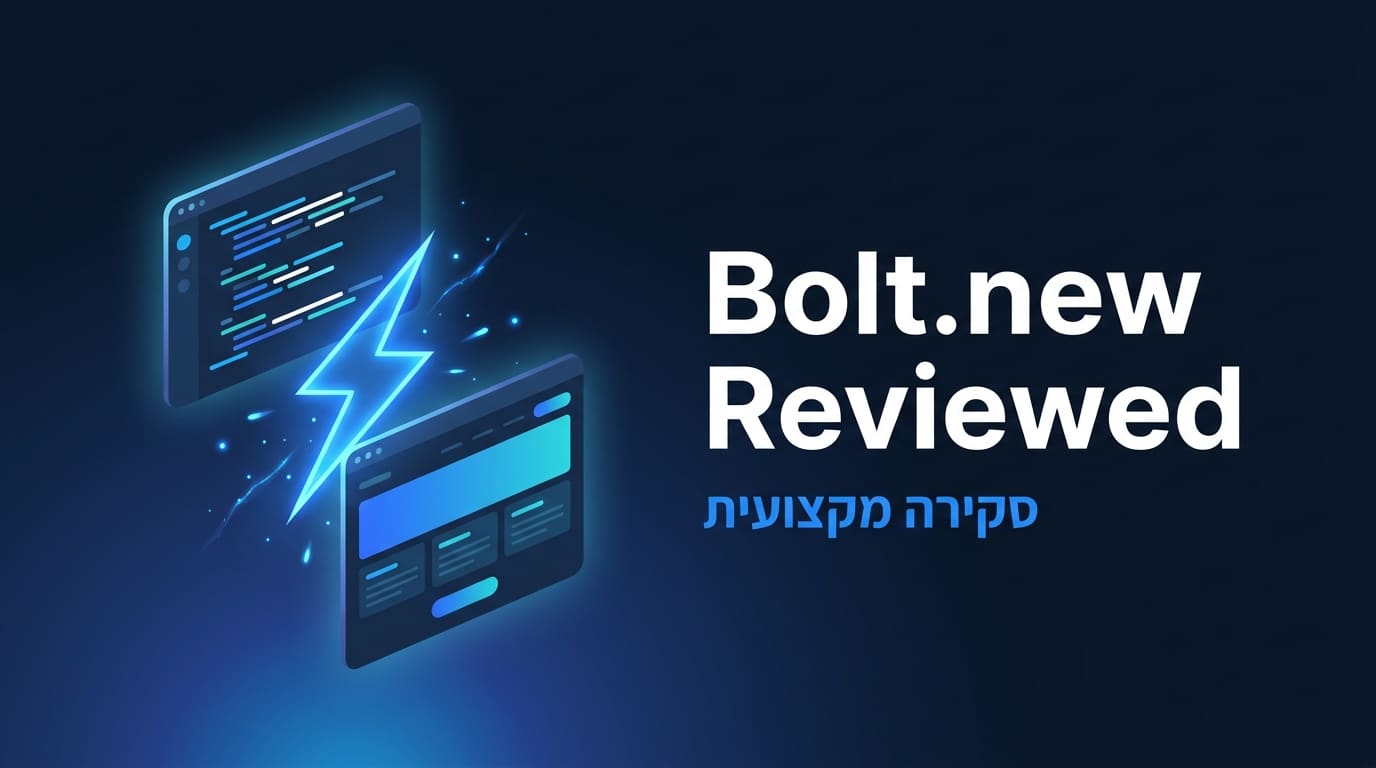 בולט / Bolt.new