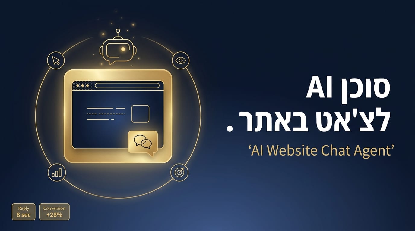 סוכן AI לצ'אט באתר, מענה מותאם אישית לפי התנהגות גולש