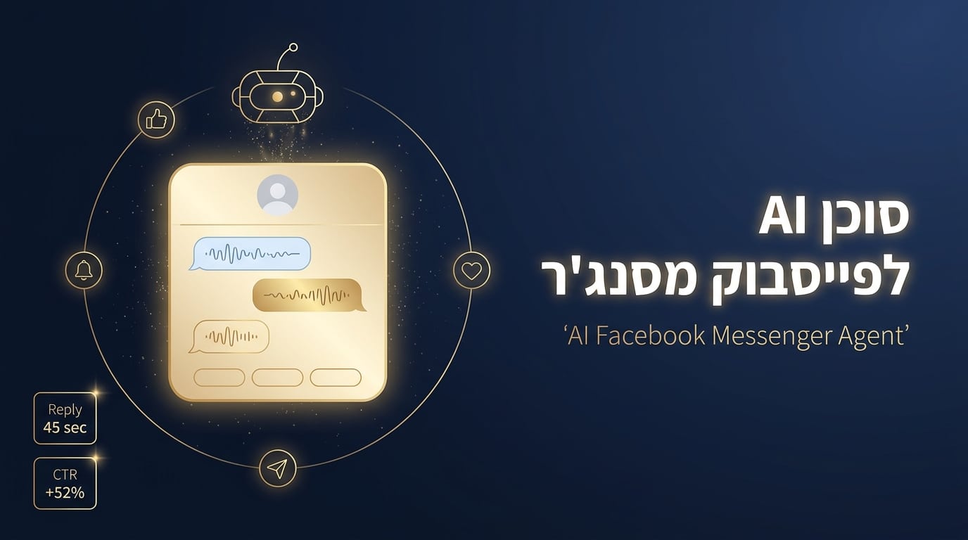 סוכן AI לפייסבוק מסנג׳ר