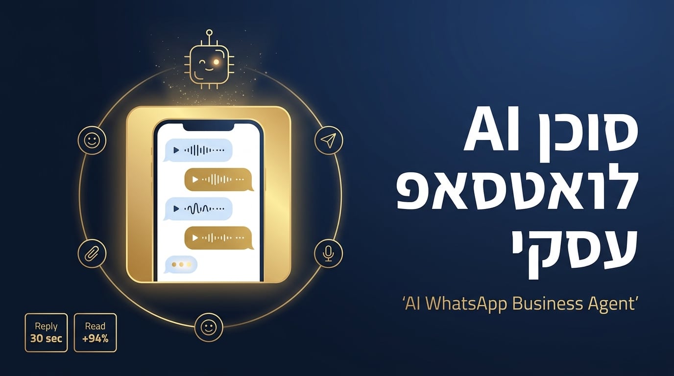 סוכן AI לוואטסאפ עסקי
