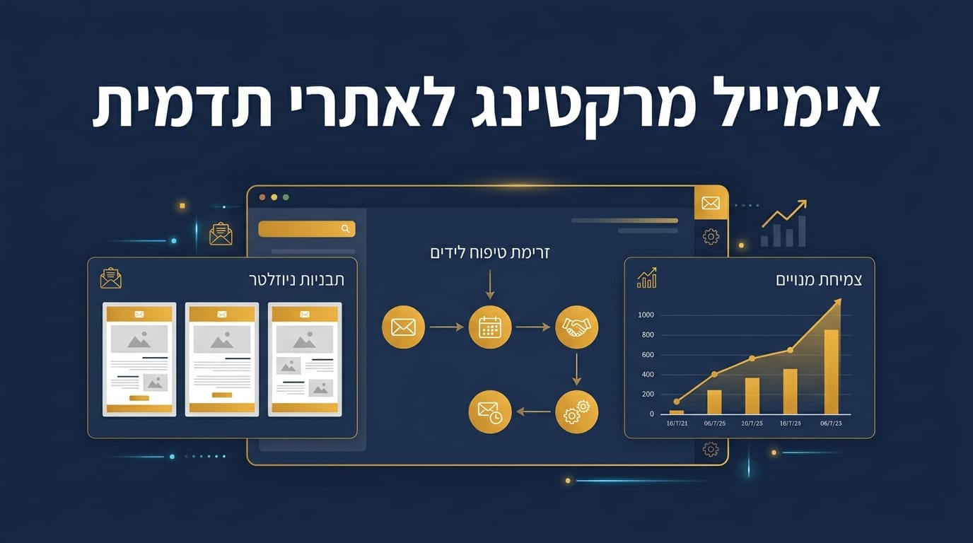 אימייל מרקטינג לאתרי תדמית