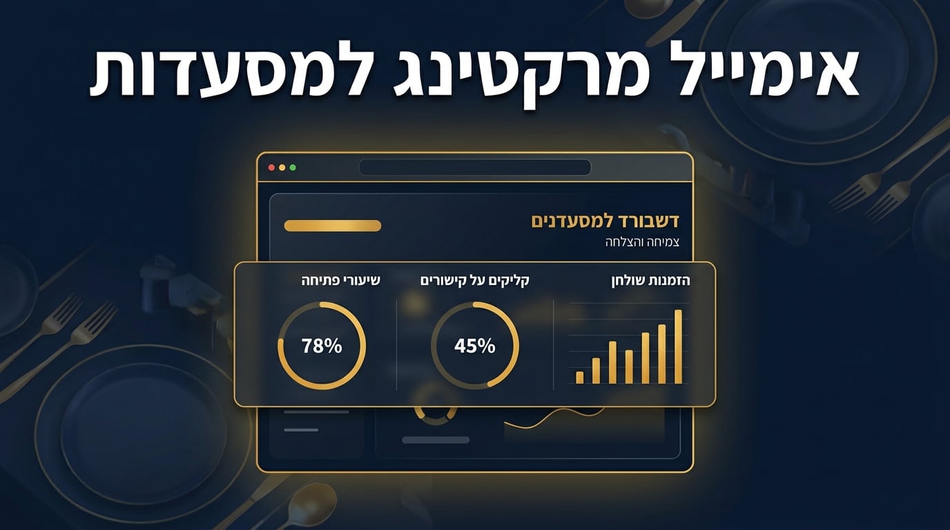 אימייל מרקטינג למסעדות