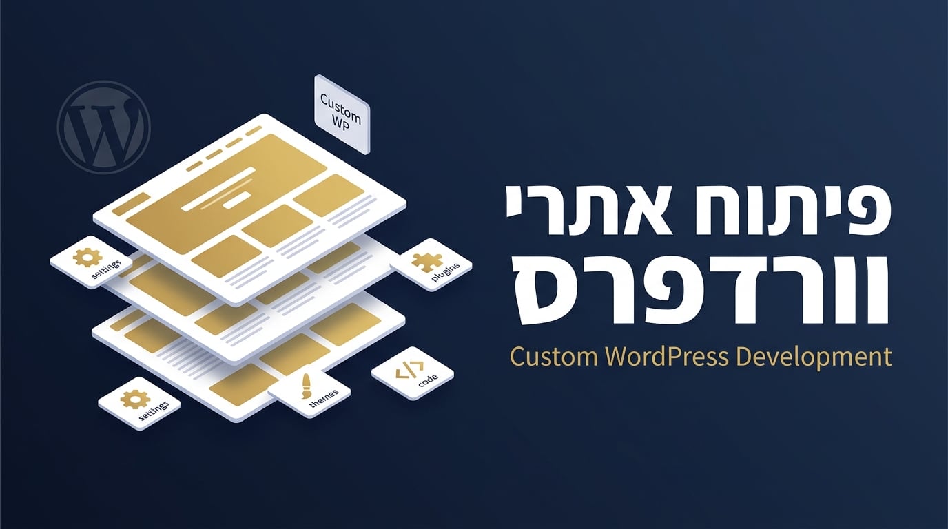 איור ראשי: פיתוח אתרי וורדפרס מותאמים