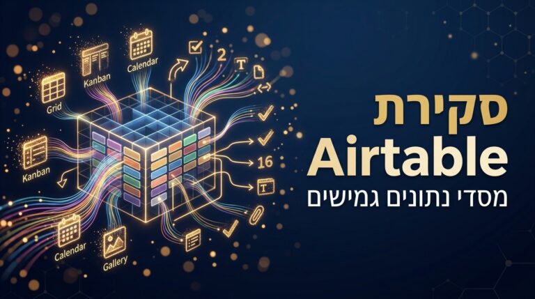 סקירה מקצועית של איירטייבל ופלטפורמת מסדי נתונים גמישה - מסך 4
