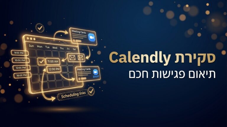 סקירה מקצועית של קלנדלי ופלטפורמת תיאום פגישות - מסך 4