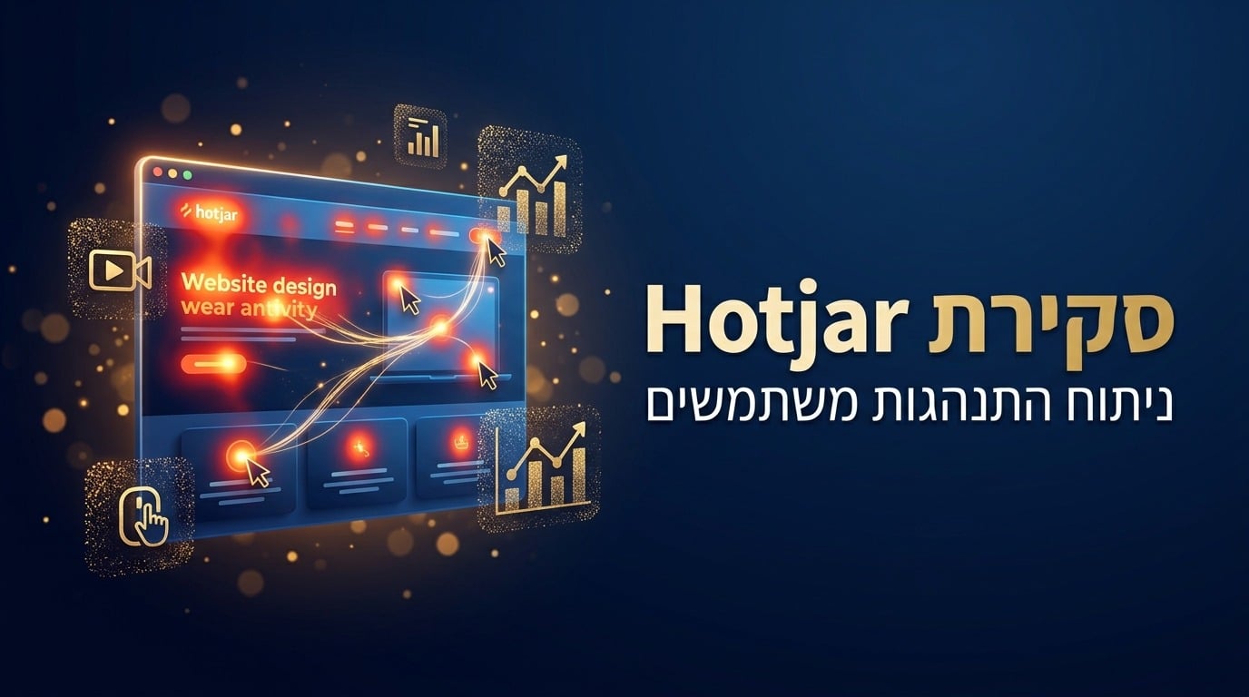 סקירה מקצועית של הוטג'אר וכלי ניתוח התנהגות משתמשים - מסך 1