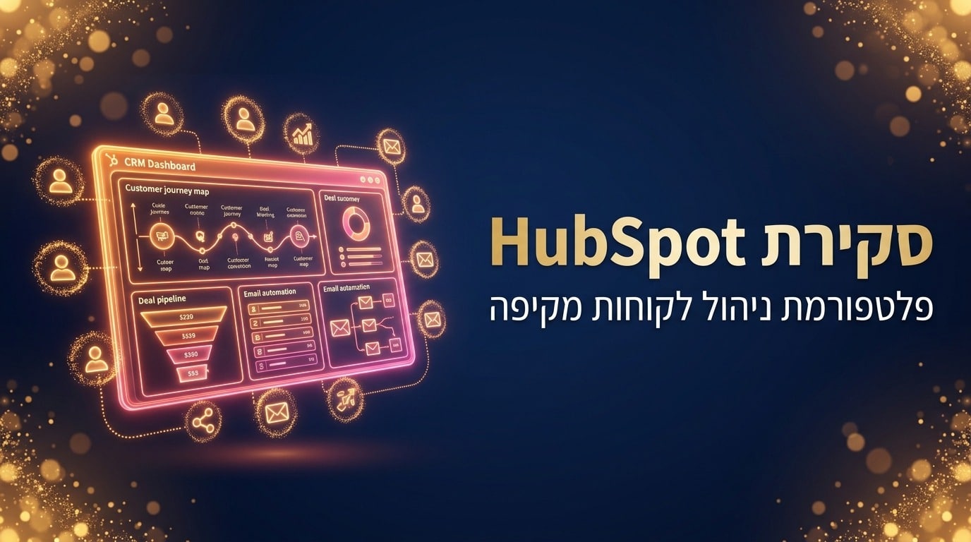 סקירה מקצועית של האבספוט ופלטפורמת ה-CRM - מסך 8