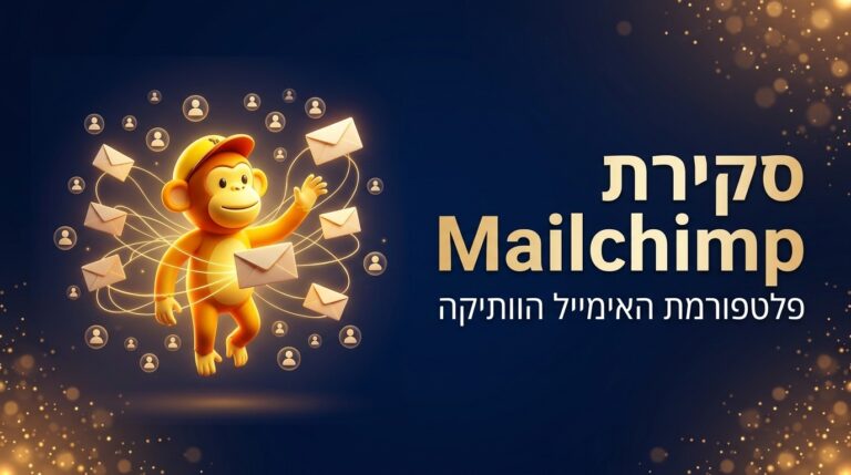 סקירה מקצועית של מיילצ'ימפ ופלטפורמת שיווק האימייל - מסך 3