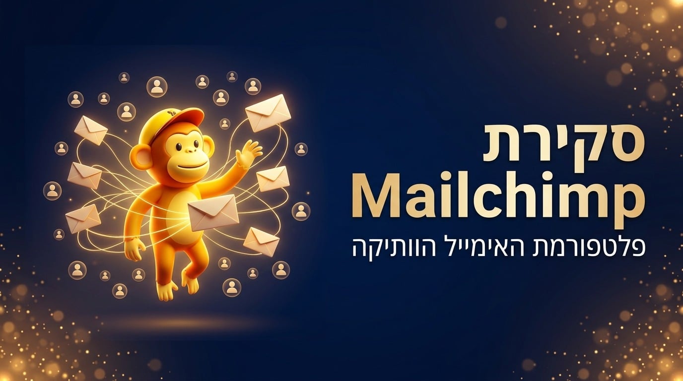 סקירה מקצועית של מיילצ'ימפ ופלטפורמת שיווק האימייל - מסך 3