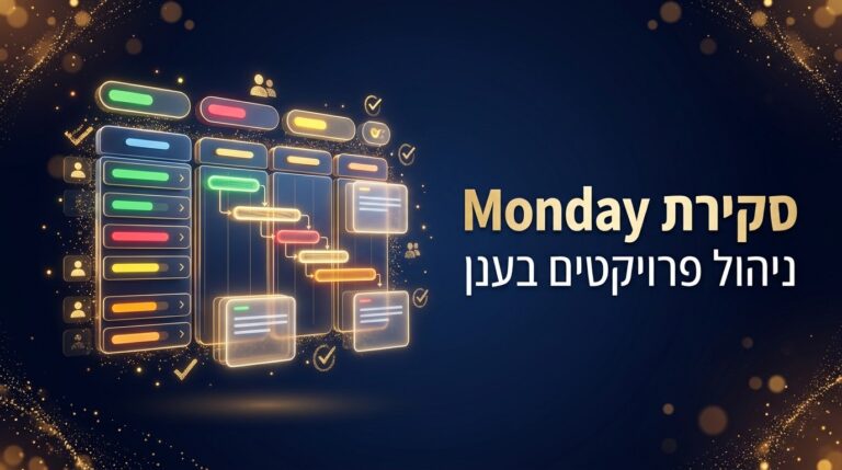 סקירה מקצועית של מאנדיי ופלטפורמת ניהול פרויקטים