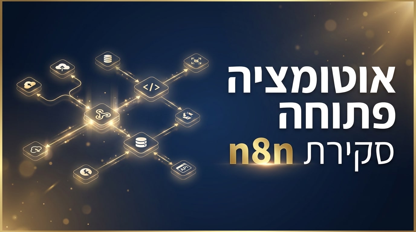 אן-אייט-אן / n8n: כלי האוטומציה הפתוח שמתחרה במייק