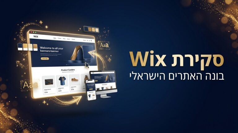סקירה מקצועית של ויקס ופלטפורמת בניית אתרים