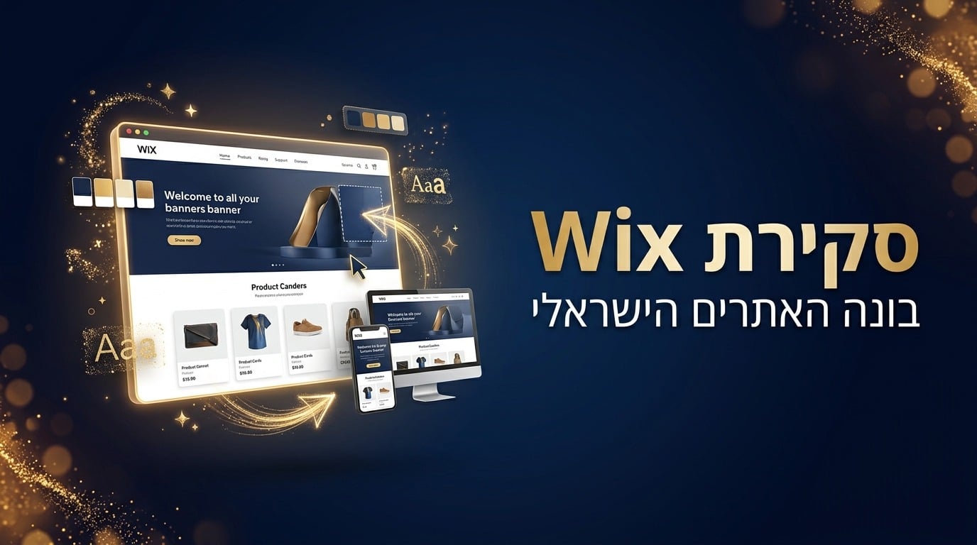 סקירה מקצועית של ויקס ופלטפורמת בניית אתרים