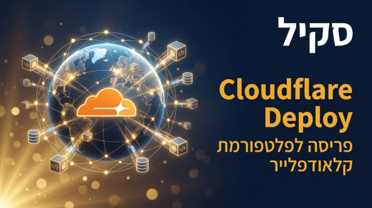 תמונת כותרת לפוסט: סקיל cloudflare-deploy