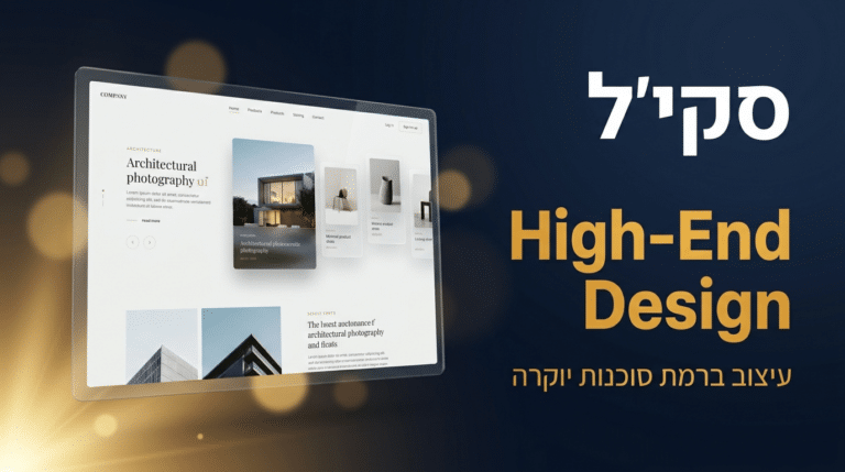 תמונת כותרת לפוסט: סקיל high-end-visual-design