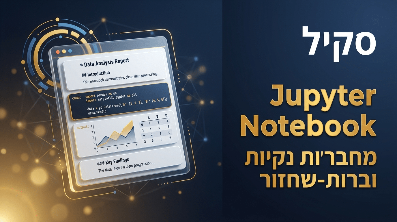 תמונת כותרת לפוסט: סקיל jupyter-notebook לקלוד קוד