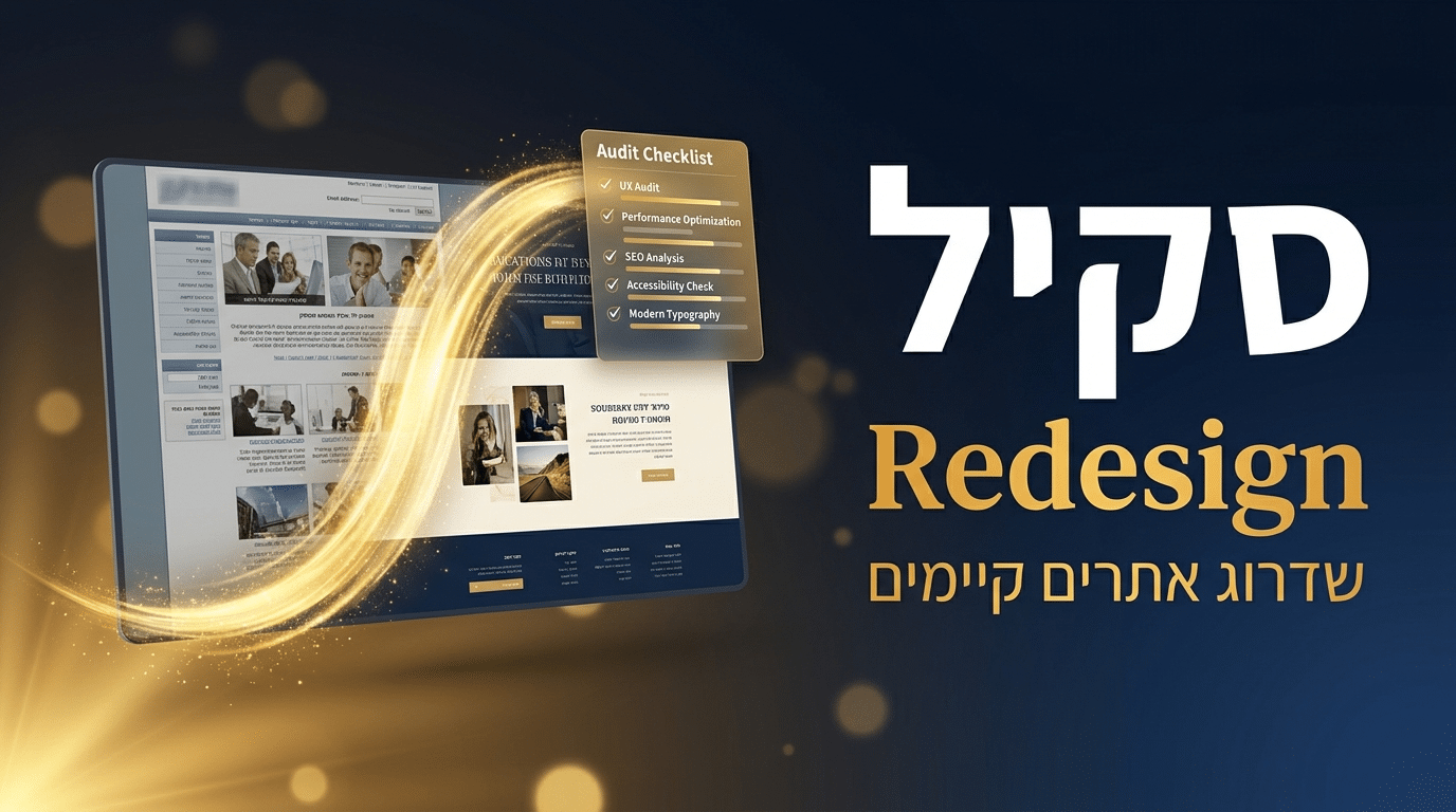 תמונת כותרת לפוסט: סקיל redesign-existing-projects לקלוד קוד