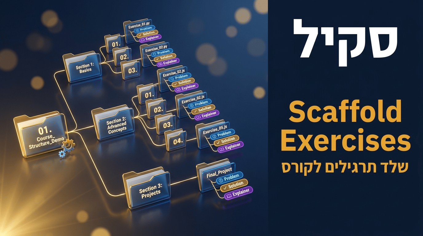 סקיל scaffold-exercises