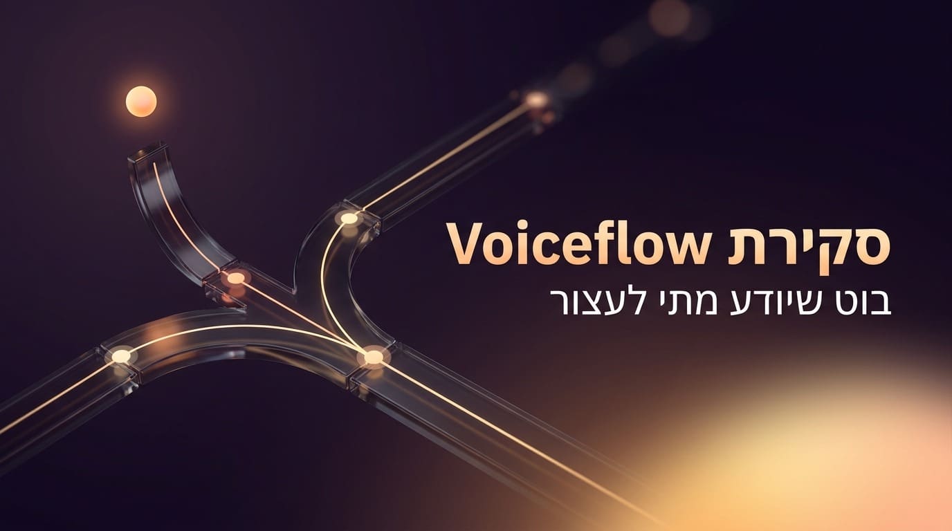 סקירה מקצועית של ווייספלואו פלטפורמת בניית בוטים ושיחות